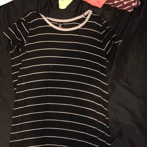 Empyre B&W Striped Dress